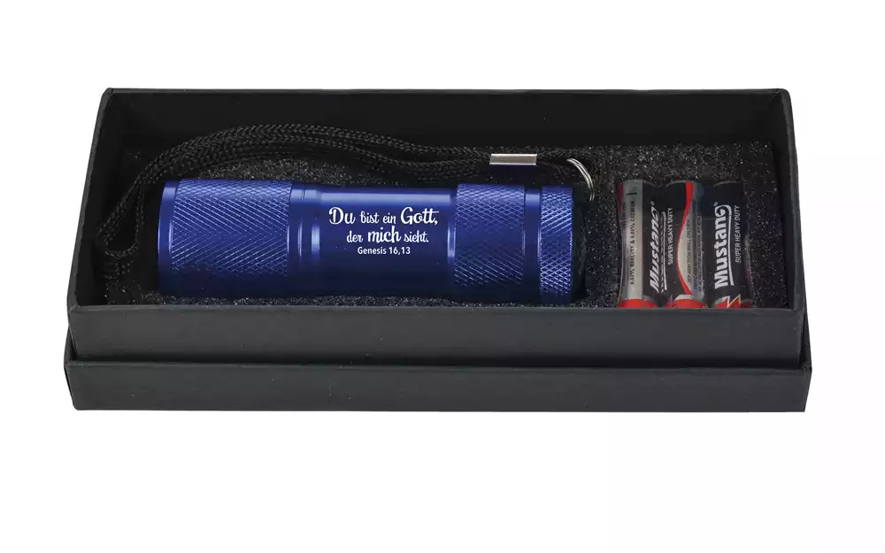 JL 2023 LED-Taschenlampe blau