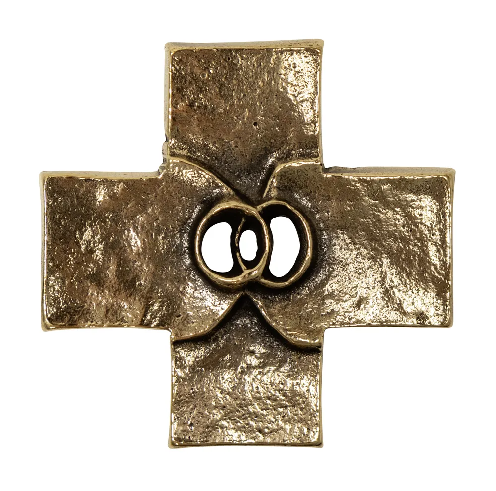 Kreuz Trauringe - Bronze