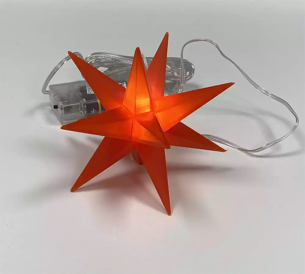 LED-Stern, rot LED-Stern, rot