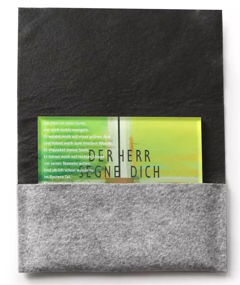 Lichtbild Kreuz "Psalm 23"