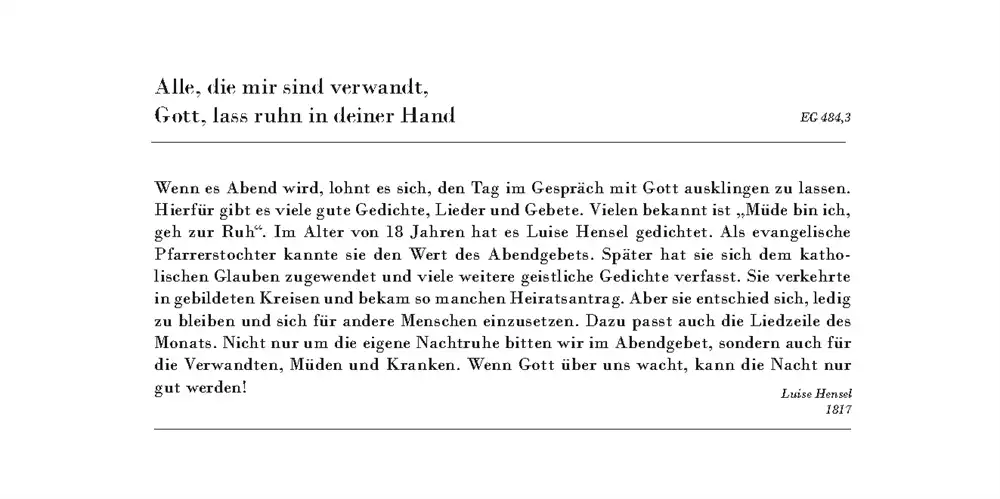 Liedkalender 2024