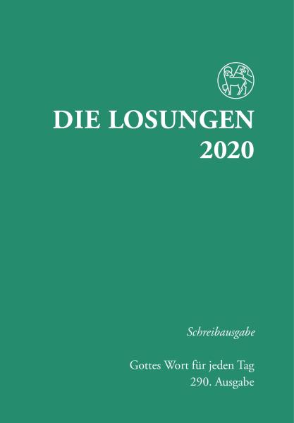Losungen 2020 - Schreibausgabe Losungen 2020 - Schreibausgabe