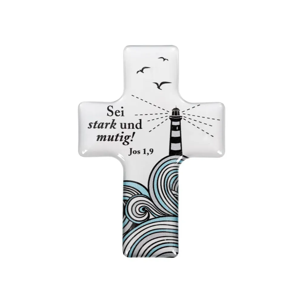 Magnet Kreuz "SEI STARK"