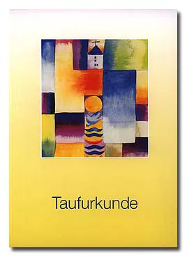 PC-Taufurkunde für Kinder (10 St.) Motiv Krug