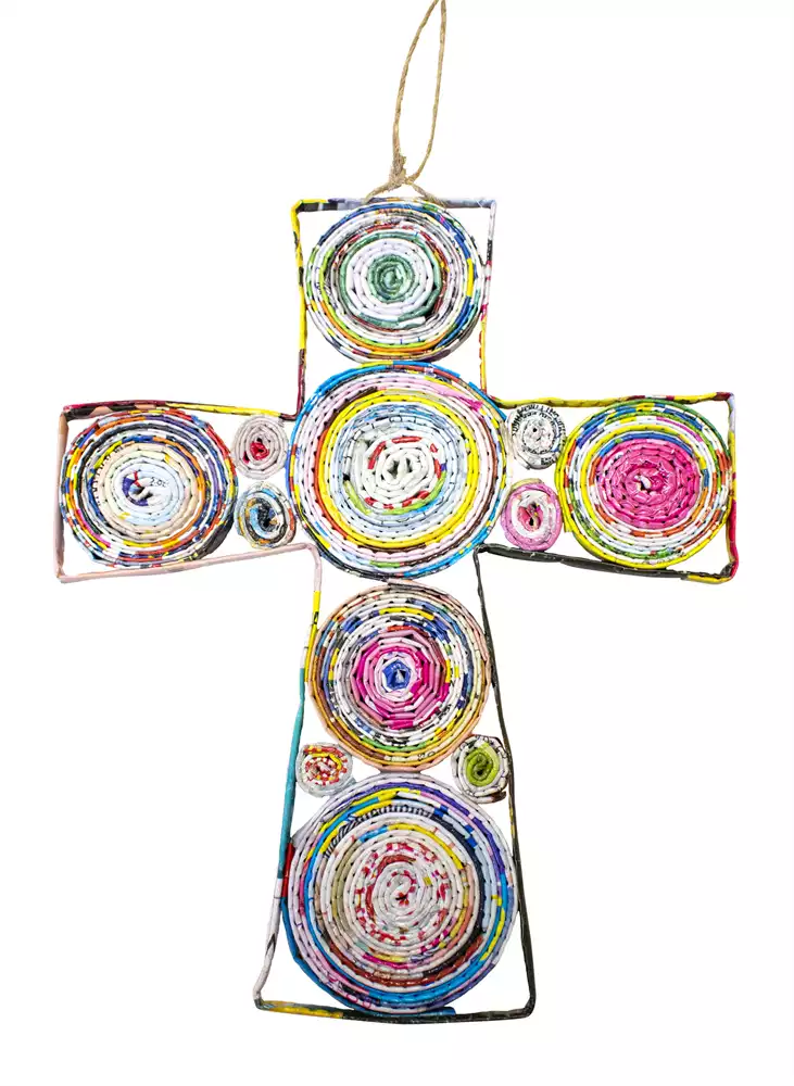 Papieranhänger Kreuz