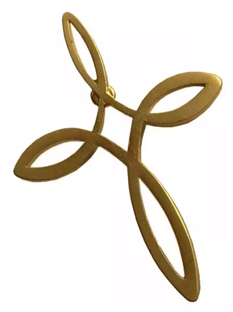 Pin Ichthys-Kreuz (gold)