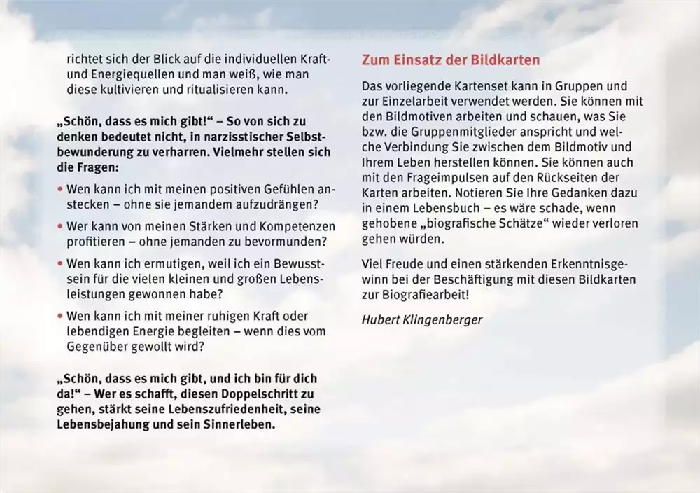 Schön, dass es mich gibt! Schön, dass es mich gibt!