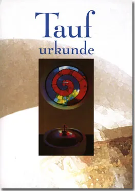 Taufurkunde für Kinder (10 St.) Motiv Hundertwasser