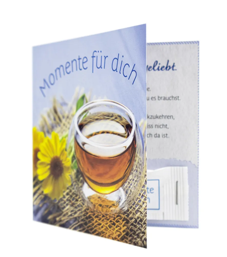 Teekarte Momente für Dich