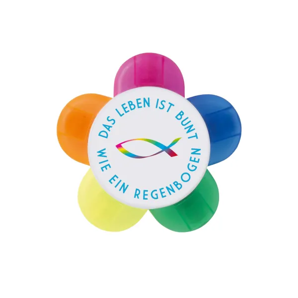 Textmarker Blume