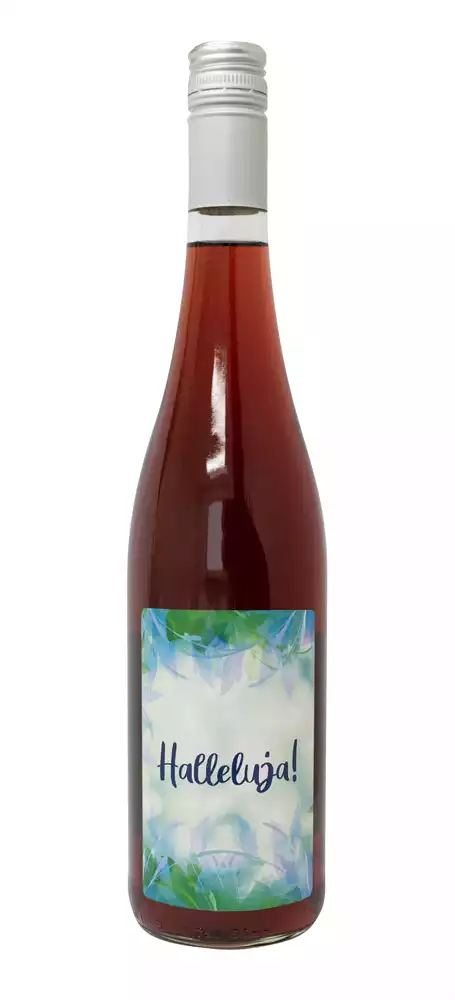 Traubensaft rot Bio mit Etikett Halleluja (7,73 EUR/Liter) Traubensaft rot Bio mit Etikett Halleluja (7,73 EUR/Liter)