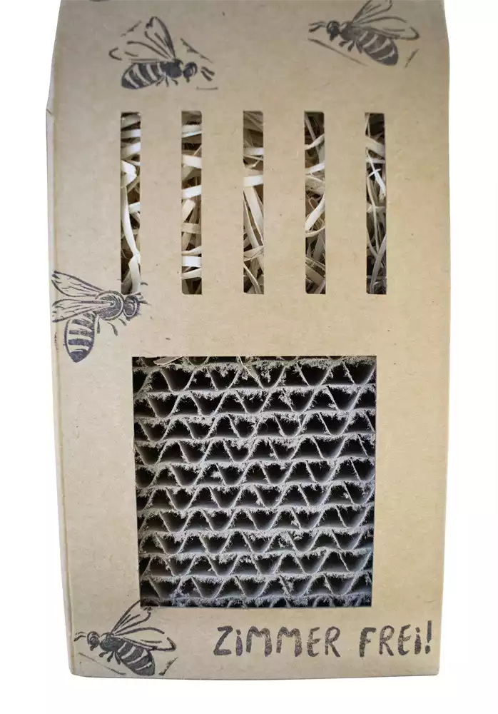 Wildbienen-Hotel mit Bibelspruch Wildbienen-Hotel mit Bibelspruch