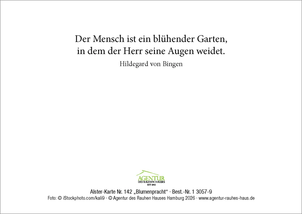 Alster-Karte Nr. 142 Blumenpracht