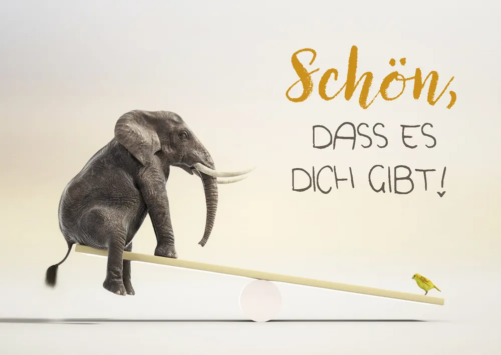 Alster-Karte Nr. 150: Schön, dass es dich gibt