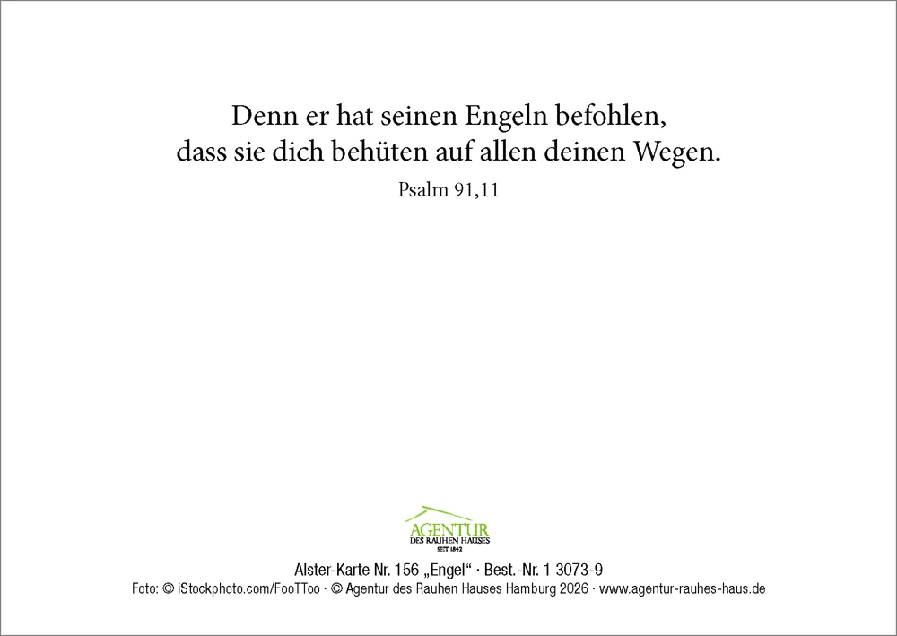 Alster-Karte Nr. 156: Engel Psalm 91,11