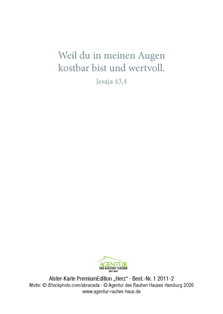 Alster-Karte PremiumEdition Herz (Pop-up)