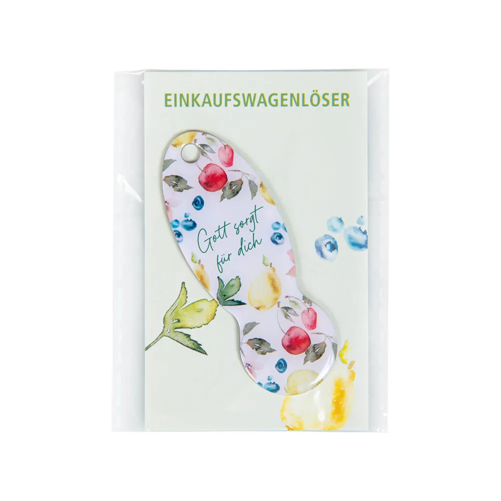 Einkaufswagenlöser Gott sorgt für dich