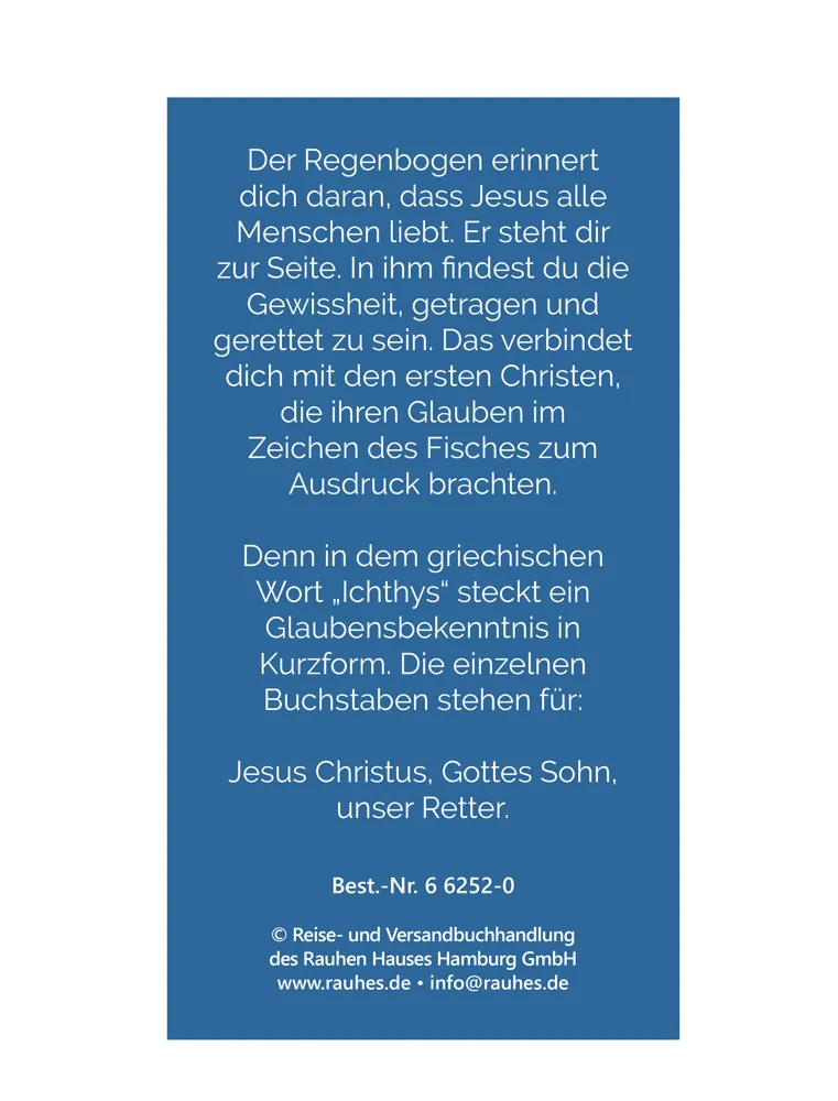 Holz-Lesezeichen Ichthys