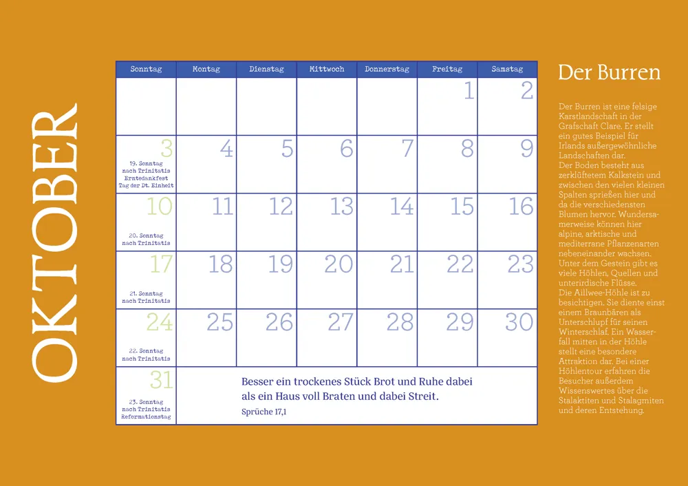 Irische Segenswünsche 2027