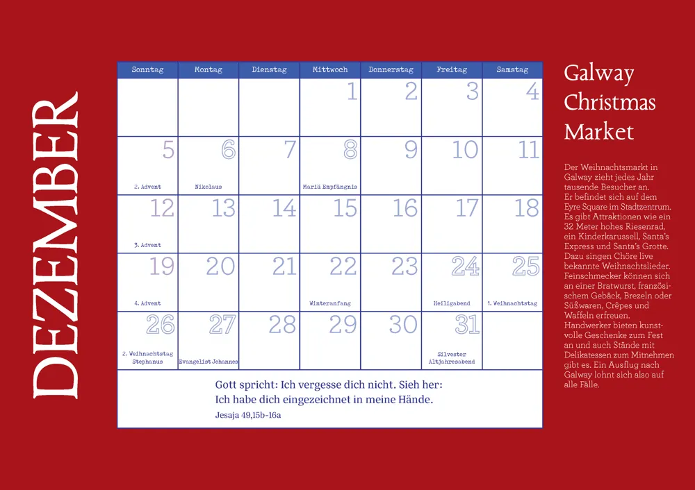 Irische Segenswünsche 2027