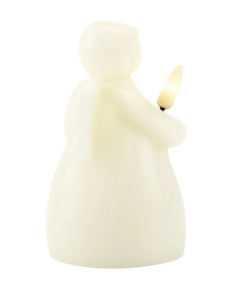 LED Engel Echtwachskerze