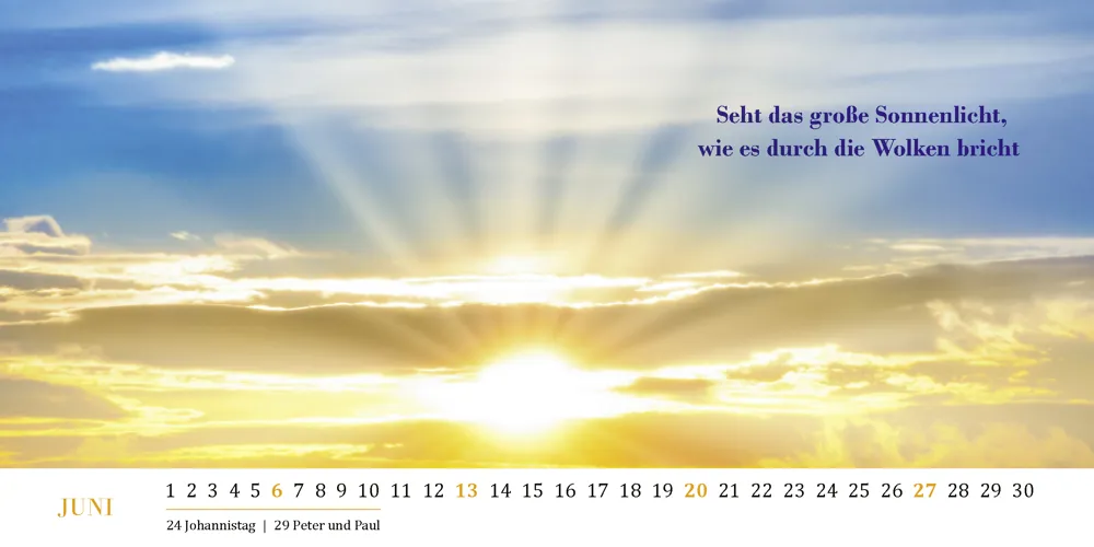 Liedkalender 2027