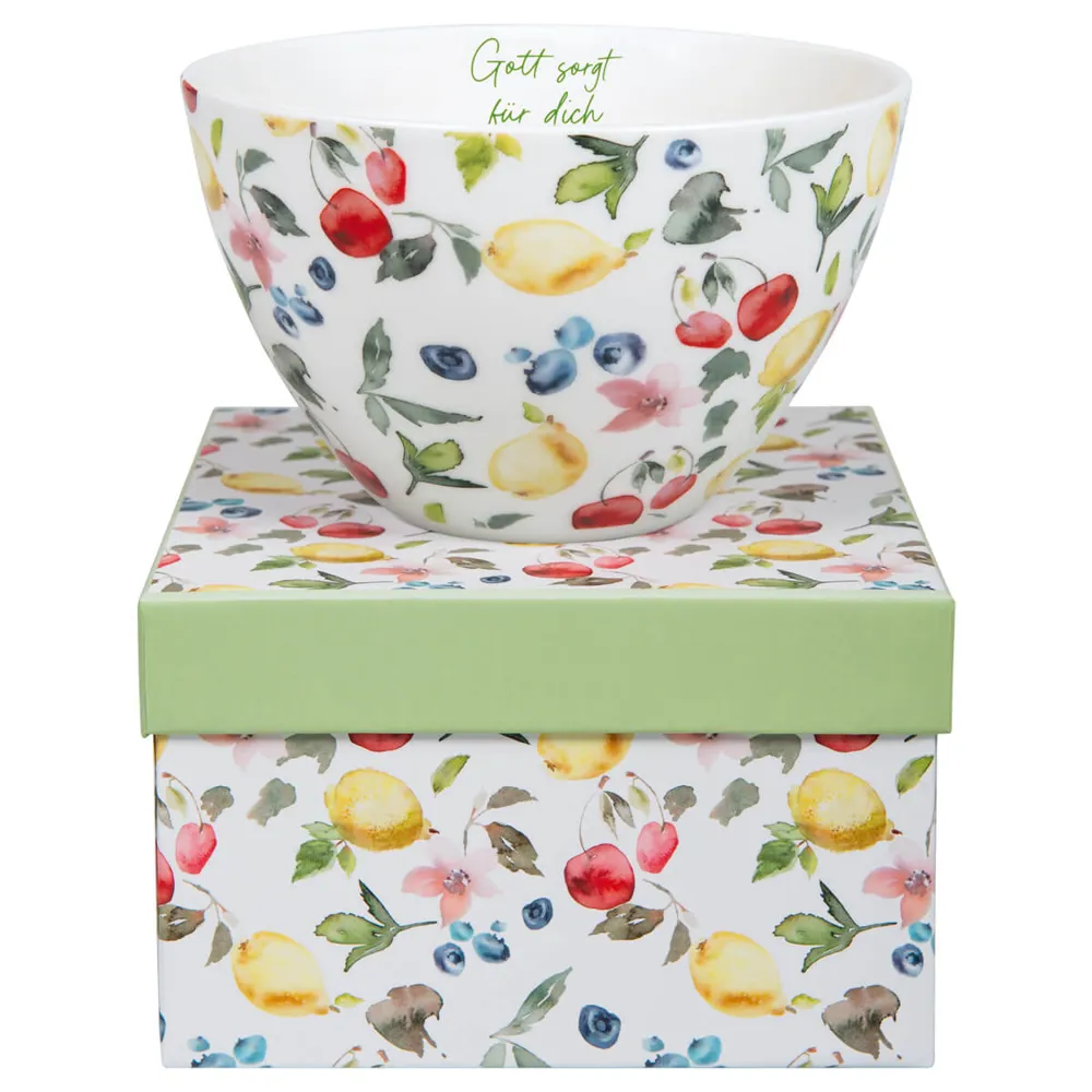 Müslischale Gott sorgt für dich