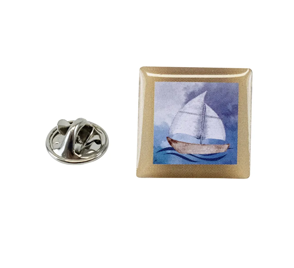 Pin Schiff, gold