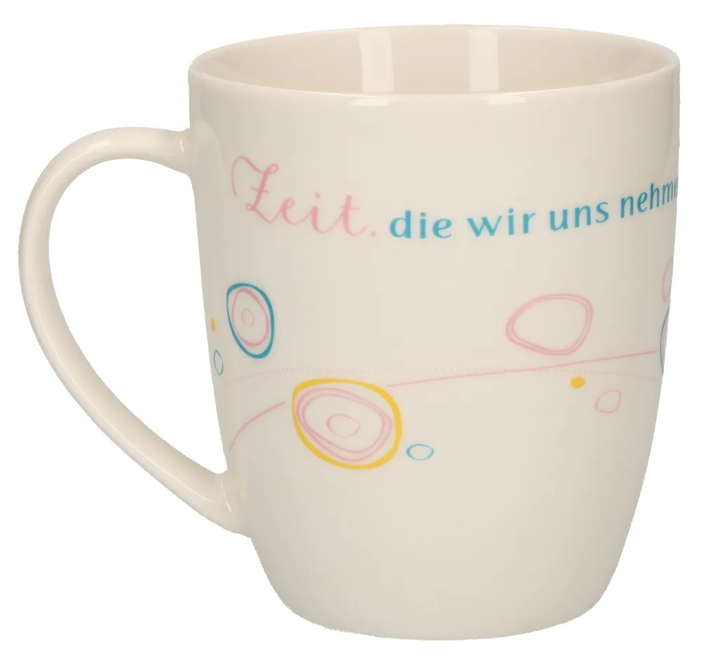 Porzellanbecher Zeit