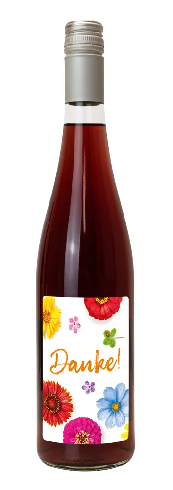 Traubensaft rot Bio mit Etikett Danke (9,20 EUR/Liter)