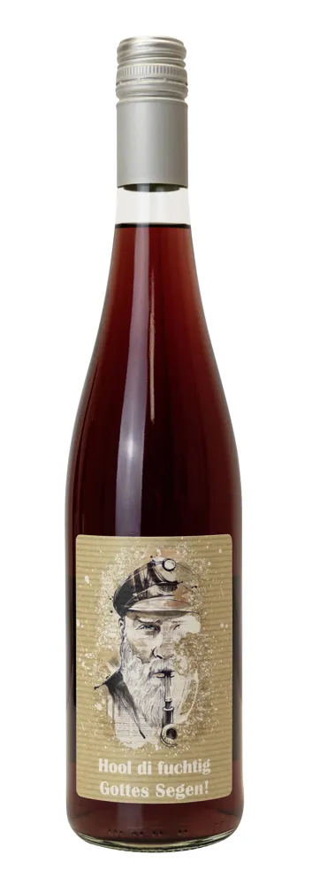 Traubensaft rot Bio mit Etikett "Hool di fuchtig" (9,20 EUR/Liter)