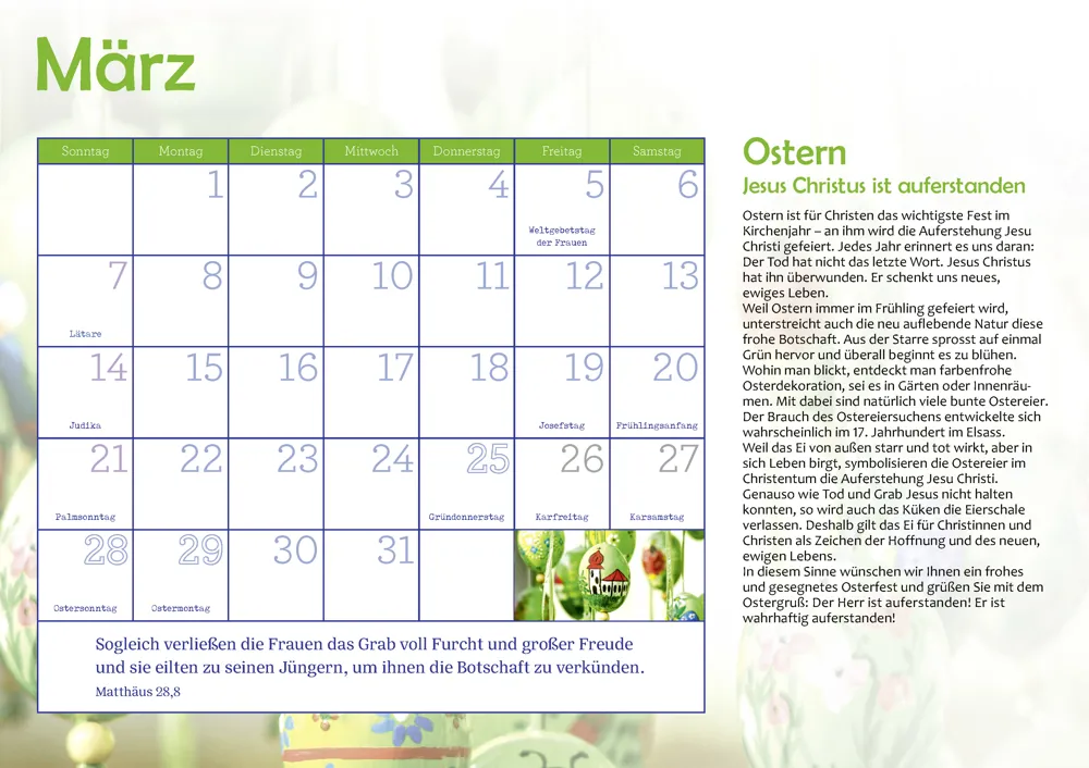 Viele Farben hat das Jahr 2027