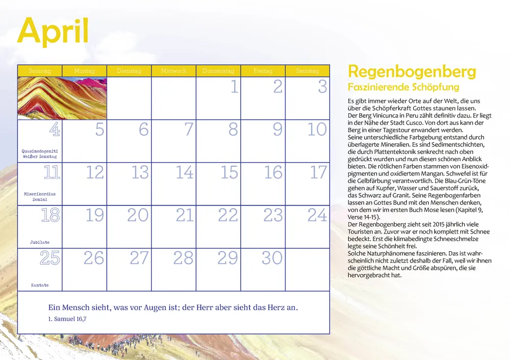 Viele Farben hat das Jahr 2027