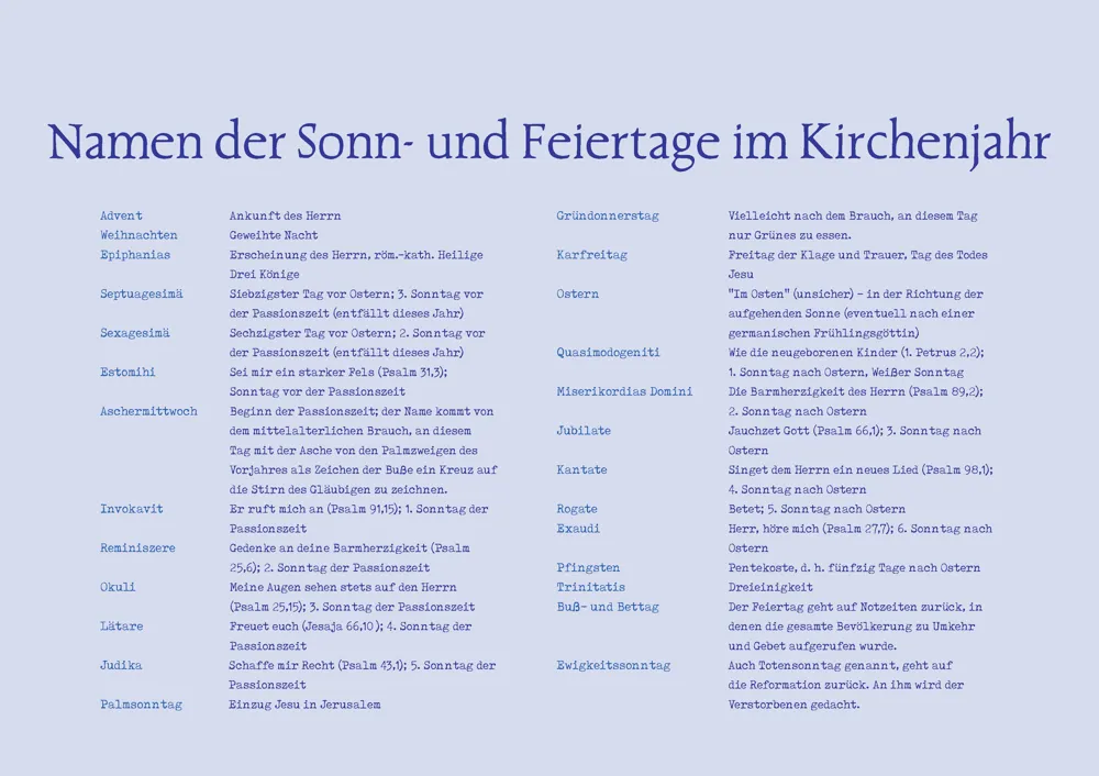 Viele Farben hat das Jahr 2027