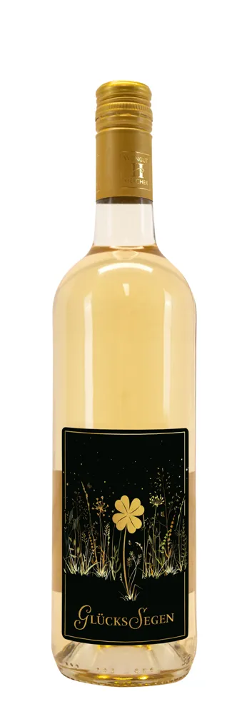 Weißwein mit Etikett GlücksSegen (10,53 EUR/Liter), Grauer Burgunder