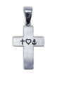 Edelstahlkreuz 1101 Glaube Liebe Hoffnung