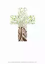 Einlegeblatt Kreuz Lebensbaum