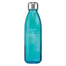 Glas-Trinkflasche Quelle blau