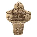 Kreuz Jesus hält uns alle zusammen  Puzzle-Kreuz