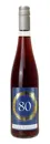 Traubensaft rot Bio mit Etikett 80. Geburtstag (8,27 EUR/Liter)